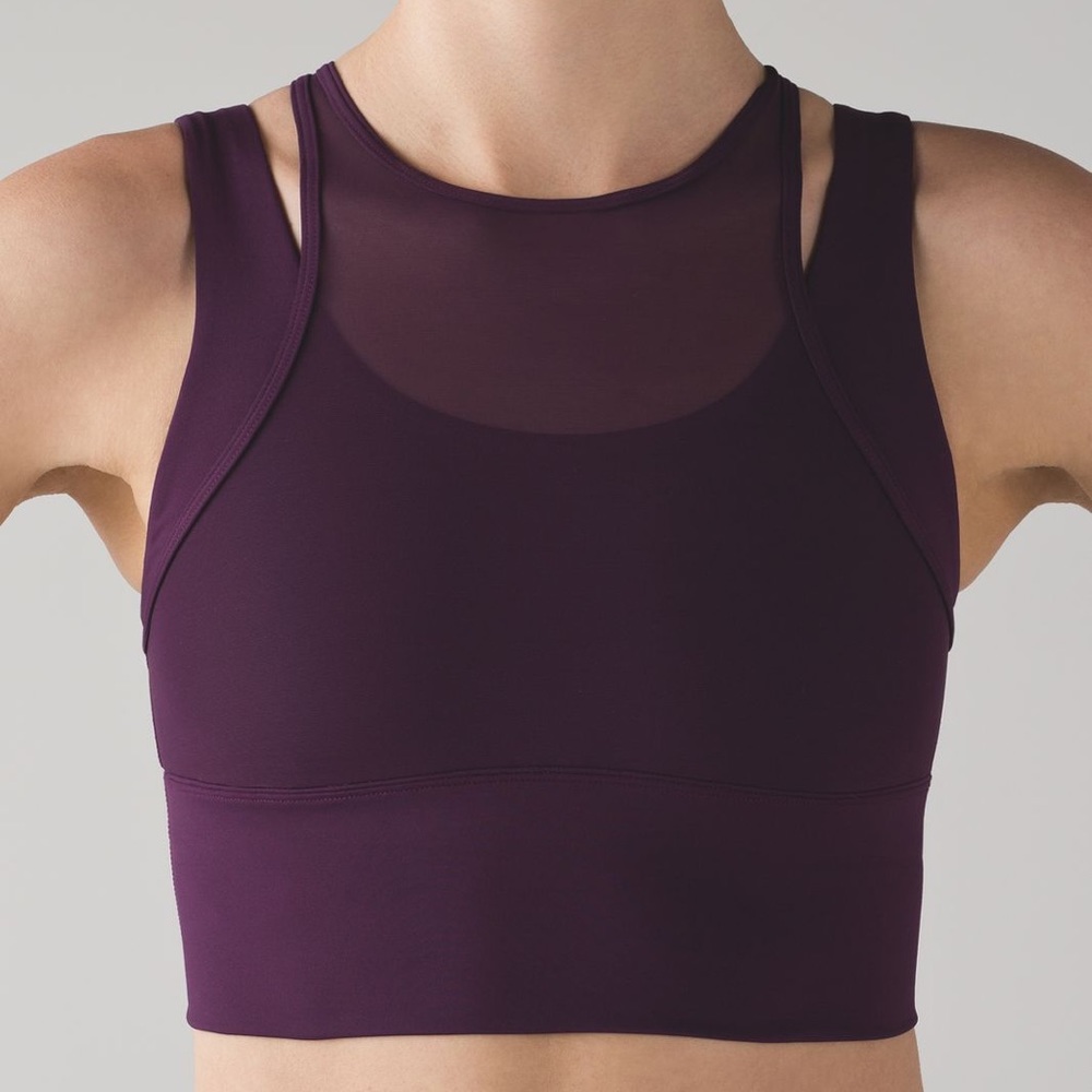 lululemon Double Tap Bra II - dark magenta
